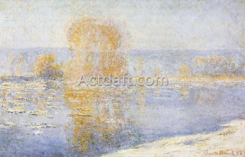 Floating Ice at Bennecourt 1893