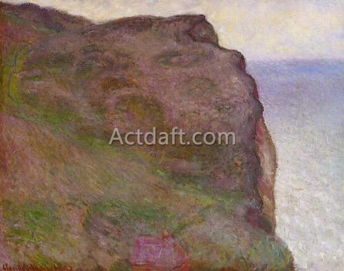 Cliff at Petit Ailly in Grey Weather 1897