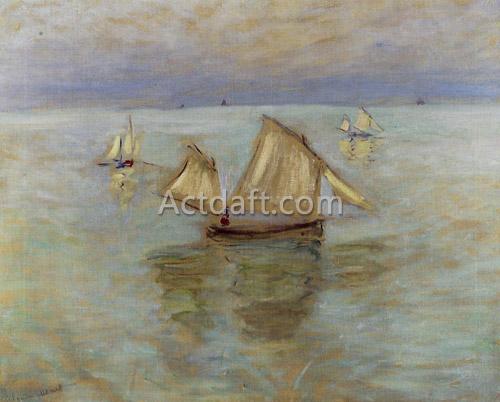 プールヴィルの漁船 1882