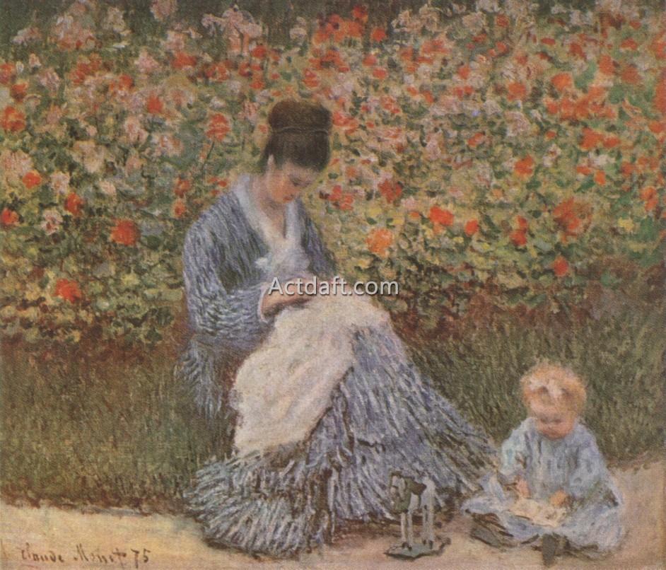 カミーユ·モネと子供ガーデン