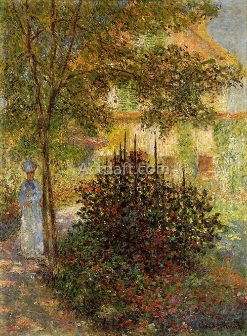 Camille Monet in the Garden at the House in Argenteuil 1876